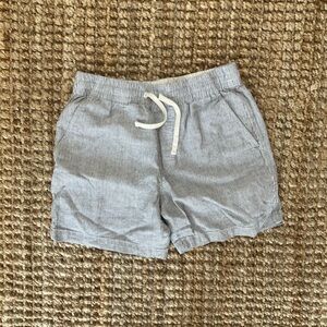 Gray and White Striped JCrew Boys Shorts